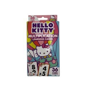 Hello Kitty Flash Cards Multiplication Learning Cards Set of 36 Cards NIB